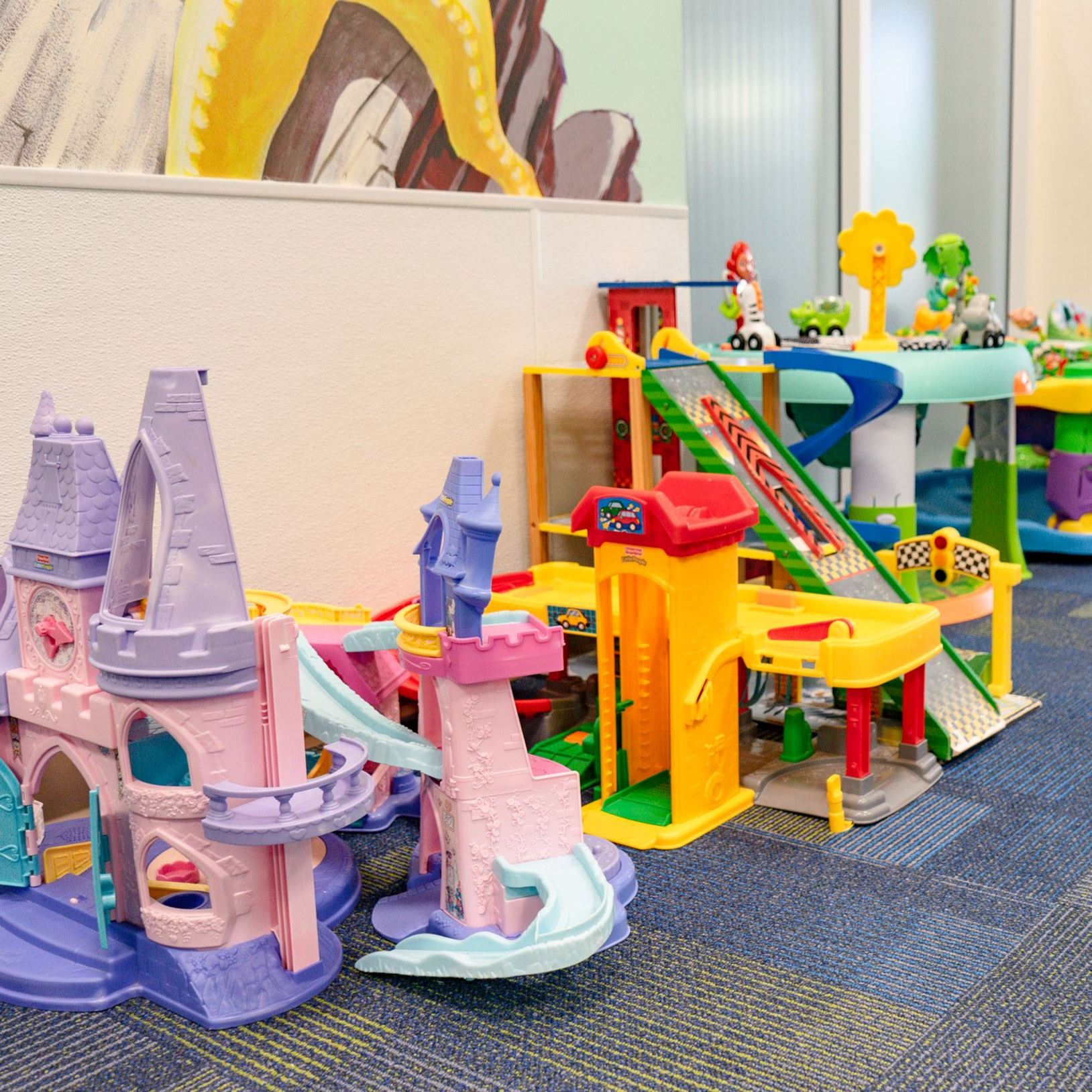 Supervised play area at the MCC