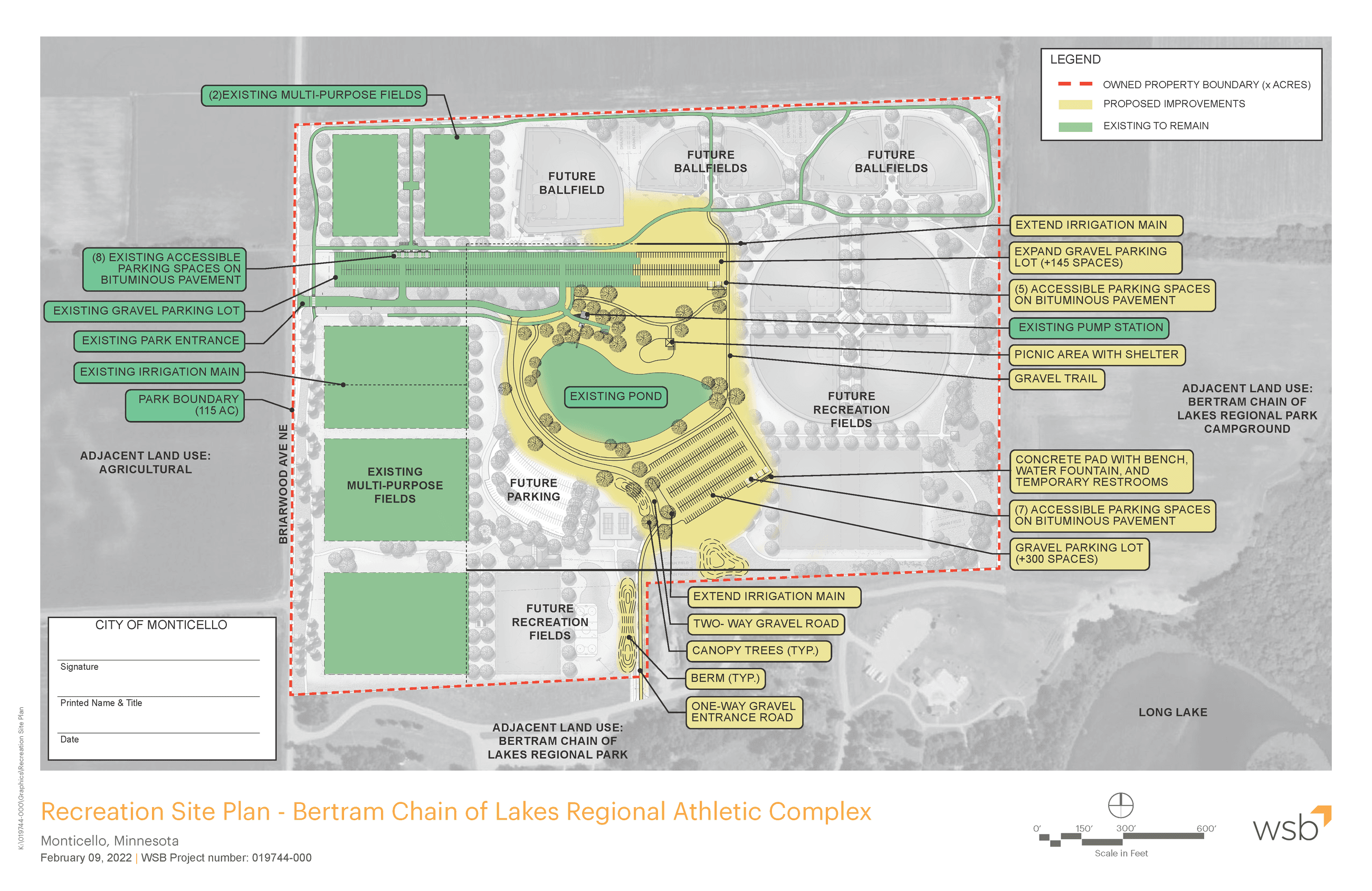 BCOL Recreation Site Improvements Project Plan
